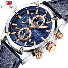 MINI FOCUS 0161G Top Brand Luxury Waterproof Watch Fashion Watch Men Sports Quartz Mens Watches  Relogio Masculino